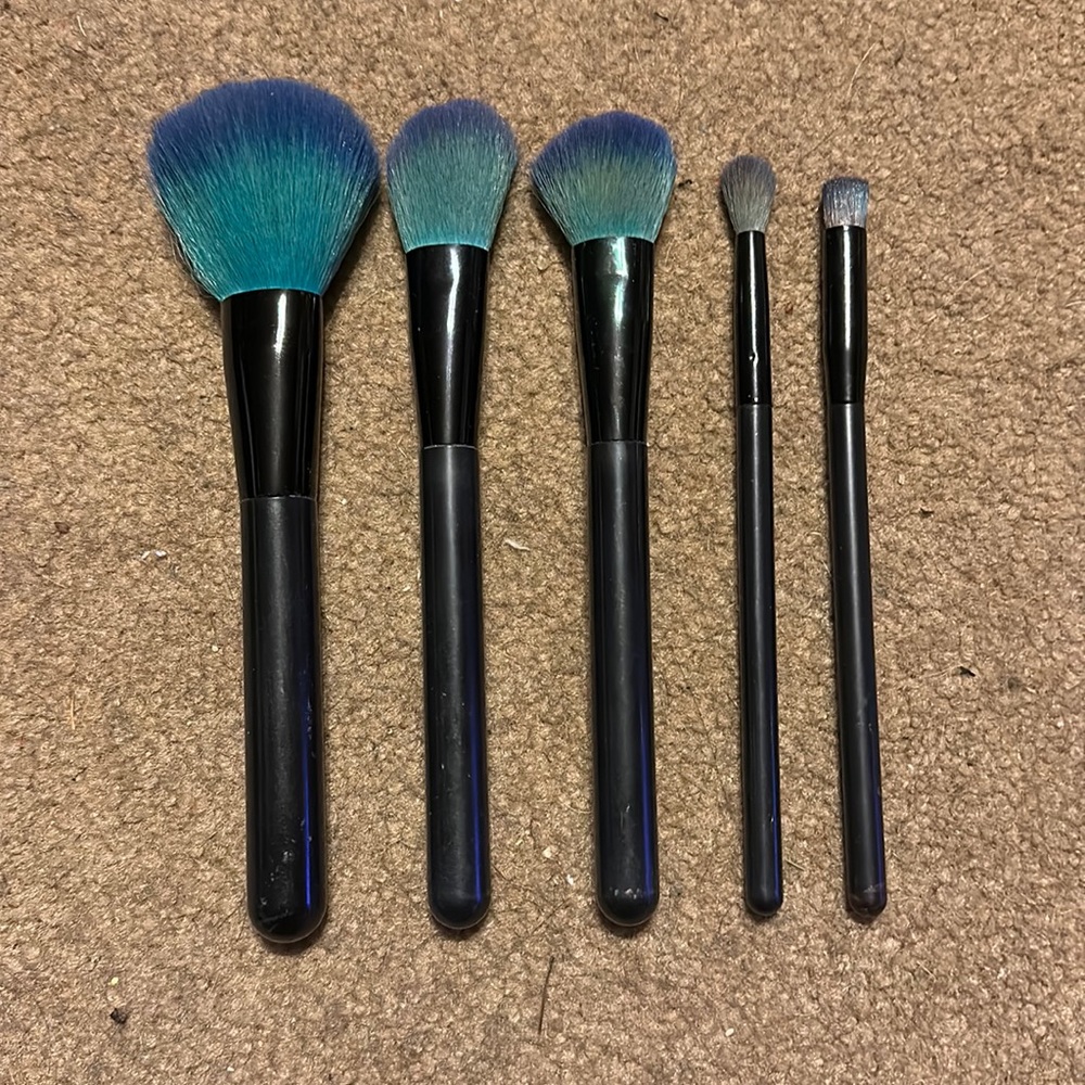 5 Piece Makeup Brush Set